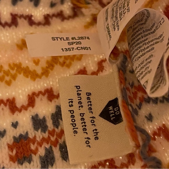 Madewell - Fringed Jacquard Sweater Tee - Picture 9 of 13